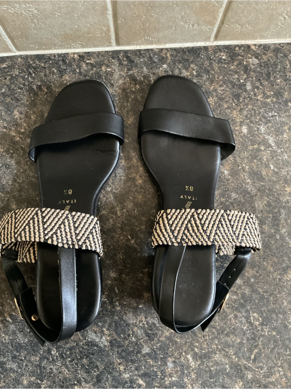 ITALIAN SHOEMAKERS Size 8.5 Made In Italy Infamous Heeled Sandals - Picture 5 of 8